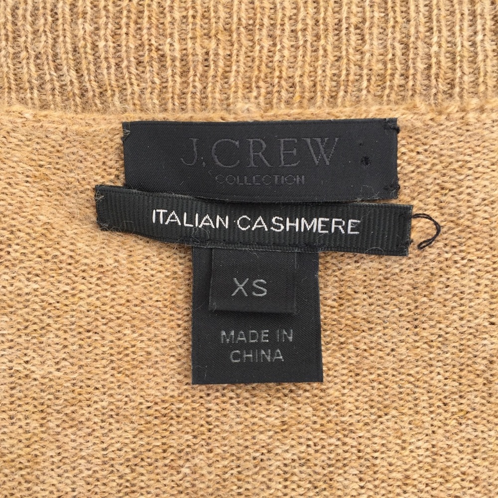 J. Crew Camel Brown V-Neck Sweater - Picture 5 of 6